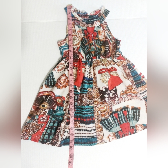 Lightweight Sleeveless Summer Dress Fun‎ Pattern Size 130 - Picture 6 of 7